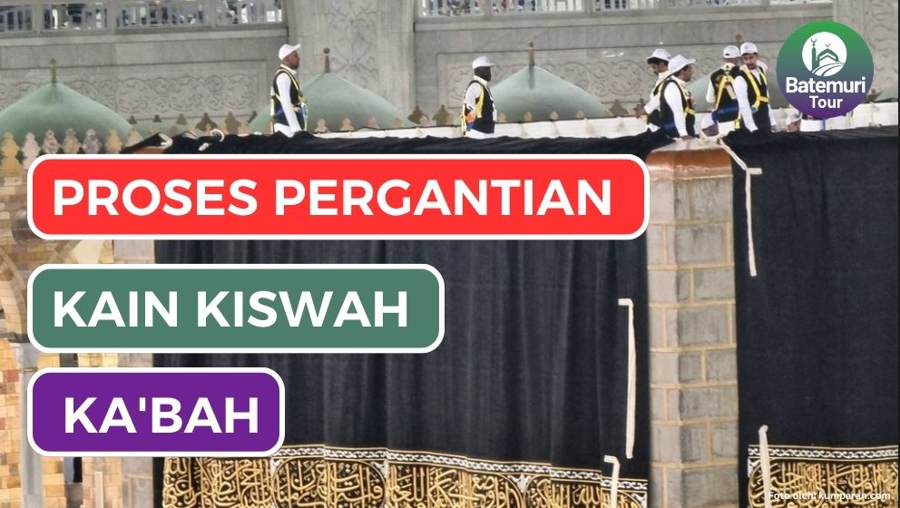 Diganti Setiap Tahun, Inilah Proses Luar Biasa Pergantian Kain Kiswah Penutup Ka'bah